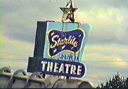 Starlite Drive-In Theatre - SIGN FROM DARRYL BURGESS